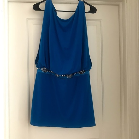 Blue Cocktail Dress - Picture 1 of 4